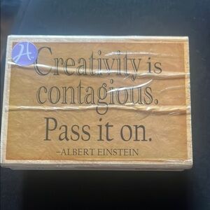 Inspirational Wooden Quote Block